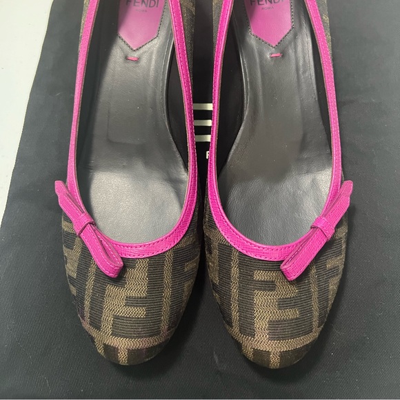 FENDI FF Logo Wedges - Picture 9 of 16